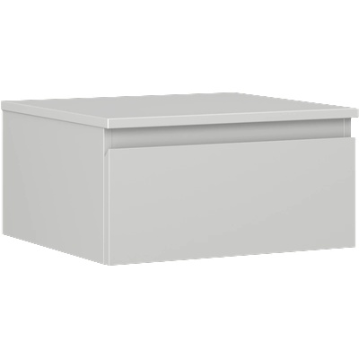 Mexen Orio баня шкаф със стоящ плот 50 см, 1 чекмедже, сив мат - 91A10-05023-1-BFC62 (91A10-05023-1-BFC62)