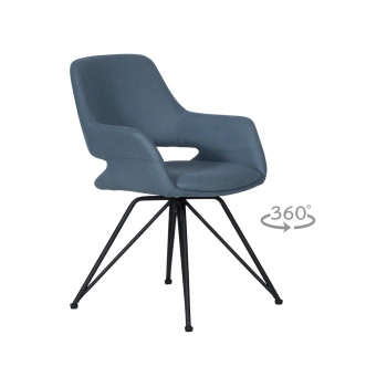 Carmen Трапезен стол devon - син sf 1