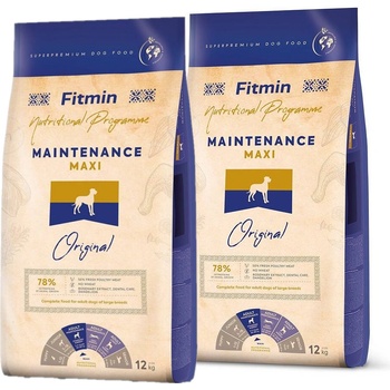 Fitmin dog maxi senior 2 x 12 kg