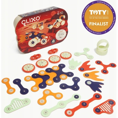 CLIXO magnetická stavebnice - marťanská expedice