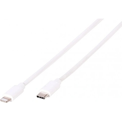 Vivanco Кабел Vivanco - 45281, USB-C/Lightning, 1 m, бял (45281)