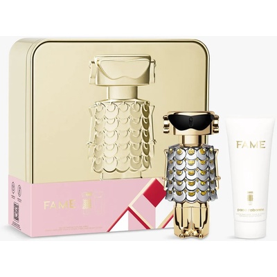 Paco Rabanne Fame Подаръчен комплект, парфюмна вода 50ml + Мляко за тяло 75ml, Жени