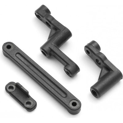 BlackZon 1:16 Slyder MT/ST: Púzdra riadenia + Ackerman plate