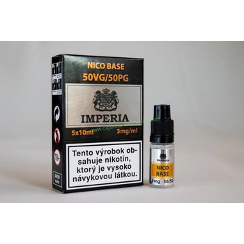 Imperia báza FIFTY PG50/VG50 3mg 5x10ml