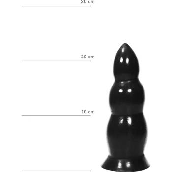 Image 1 of All Black AB37 Dildo 23cm
