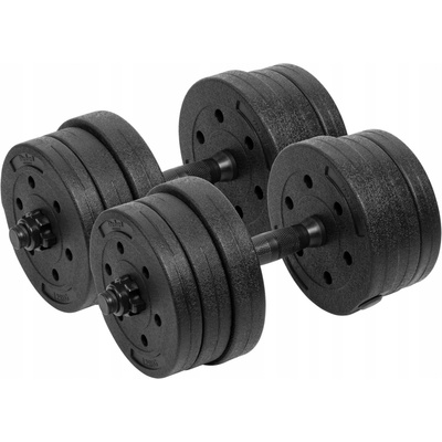 Rebel Bitumové činky s regulací 2 x 10kg
