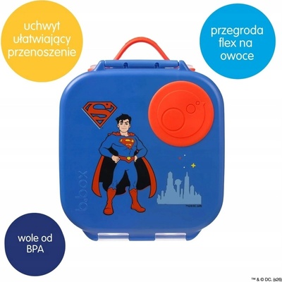 B.box Box na občerstvenie stredný Superman | B.box