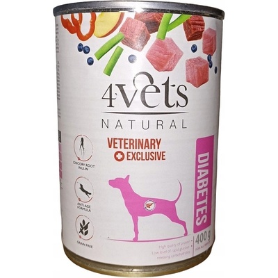 4Vets Natural Veterinary Exclusive Diabetes 400 g