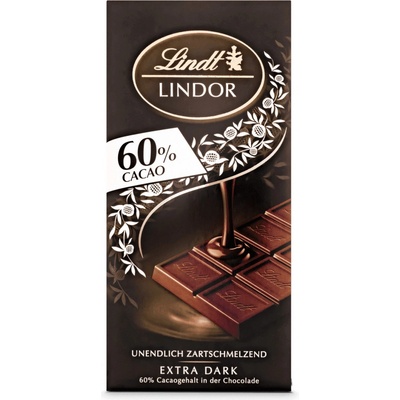 Lindt Lindor hořká 60% 100 g