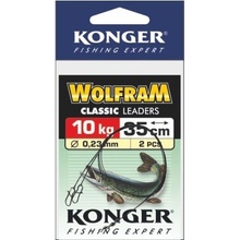 Konger Wolframové Lanko Classic Leaders 25cm 10 kg 2ks