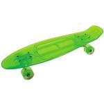  Скейтборд Traction Transparent Large, син - Зелен