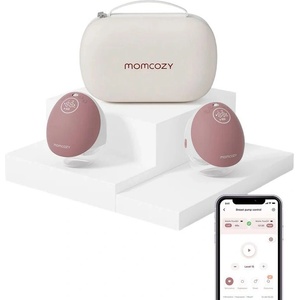 Momcozy Двойна електрическа помпа за кърма Momcozy Mobile Flow - M9, Hands-free, Cozy Red (762765367315) - baby