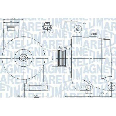 Generátor MAGNETI MARELLI 063731931010