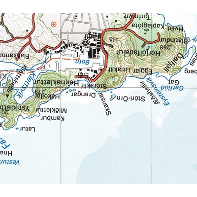 Westman Islands Island 1:50t mapa FERDAKORT