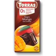 Torras Horká čokoláda s mangom 75 g