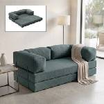 TopMebel Comfort TopMebel тапициран триместен разтегателен диван в ментово зелен цвят 190x95x75cm