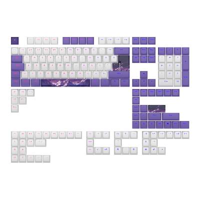 Капачки за механична клавиатура Dark Project - Violet Horizons PBT - ANSI & ISO (DPKS177_DPUP1_ISO&ANSI)
