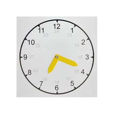 Ceasar Office Školní hodiny bílé - hranaté 100834