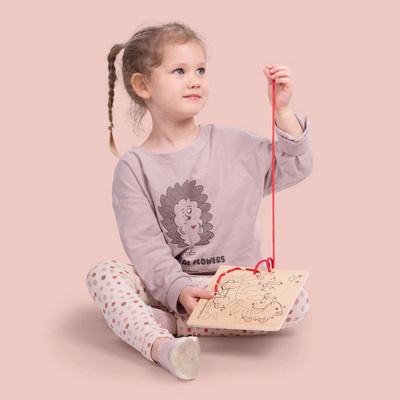 Bigjigs Toys Prevliekanie podľa čísel Dinosaury 3 ks