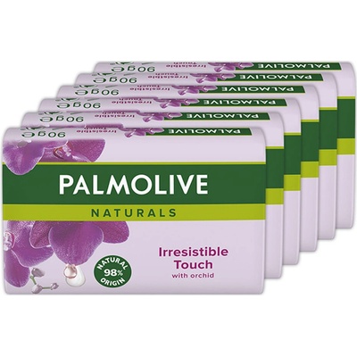 Palmolive Naturals tuhé mydlo black orchid 6 x 90 g
