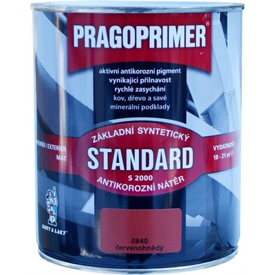 Pragoprimer S 2000 odtieň 0110 šedá, 4l, Pragoprimer šedá, 4l