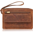 Paolo Peruzzi Príručná taška-etue koňak T-23-HBR