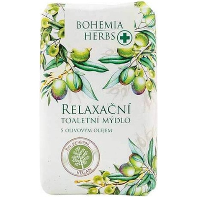 Bohemia Gifts & Cosmetics tuhé mydlo Bohemia Herbs Olive Oil 100 g