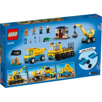 Image 1 of LEGO® City - Construction Trucks and Wrecking Ball Crane (60391)