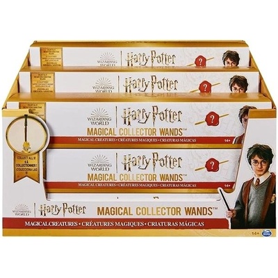 WIZARDING WORLD Harry Potter zberateľské paličky čarodejníkov s podstavcom 2A 46428