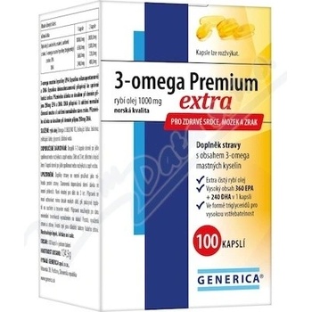 GENERICA 3-omega Premium extra kapsúl 100 ks