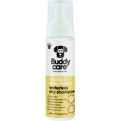 Buddycare Suchý šampon pro psy Vanilla & Shea Butter 200 ml