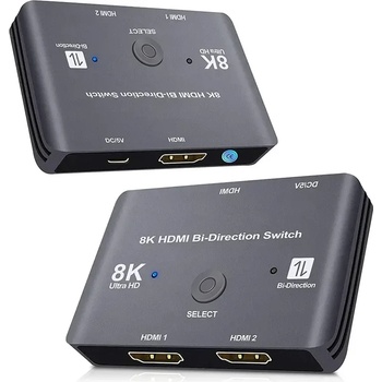 KingMa Двоен HDMI 2.1 Ultra HD 8K Bi-Directional Switcher превключвател