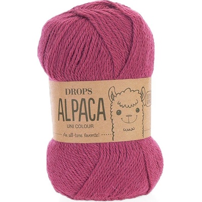 Příze DROPS Alpaca uni colour 3770 - fuchsie