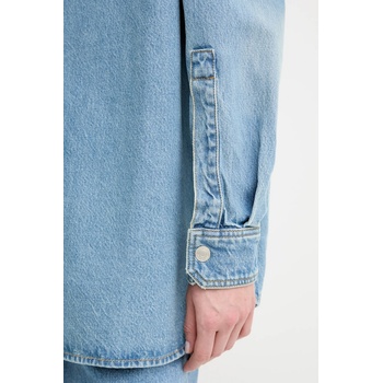 Won Hundred Дънкова риза Won Hundred дамска в синьо със свободна кройка с класическа яка 3650-15157 (3650.15157)