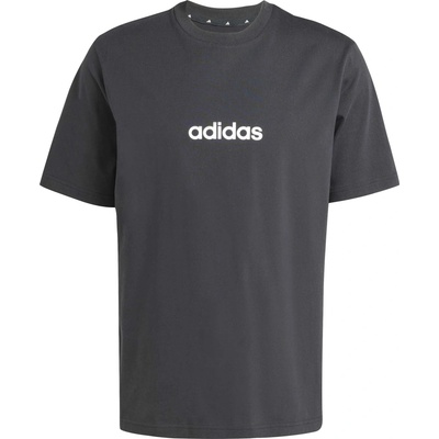 adidas Essentials Linear Single jersey čierne biele