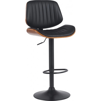 Design-Shop Clawson koženka orech / čierna / čierna