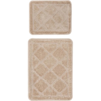 Lalee Постелка за баня Bari BAR 101, 50х120, бежова (BAR101BEI50120/SET)