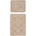 Lalee Постелка за баня Bari BAR 101, 50х120, бежова (BAR101BEI50120/SET)
