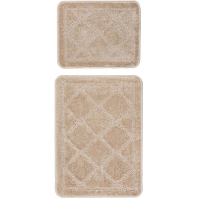 Lalee Постелка за баня Bari BAR 101, 50х120, бежова (BAR101BEI50120/SET)