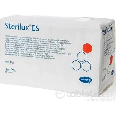 Sterilux ES kompres nesterilný 10 x 20 cm 100 ks