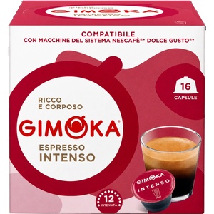 Gimoka Кафе капсули Gimoka Intenso за Dolce Gusto, 16 бр