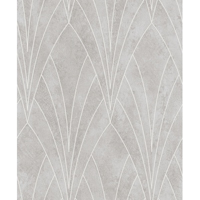 Ugepa L85607 Šedá geometrická vliesová tapeta na zeď Art Deco Elegance rozměry 0,53 x 10,05 m