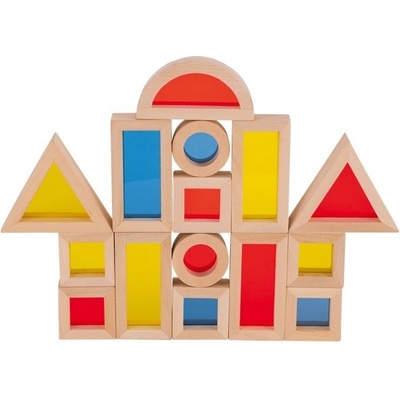 Goki Kostky S okny Geometrické tvary 21 ks