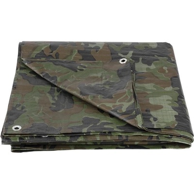 Tarpaulin plachta Khaki 80g/m² prekrývacia, 3x4m olivová/kamufláž