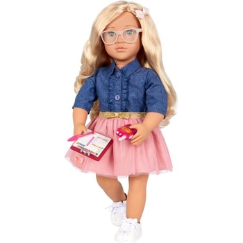 Our Generation Кукла Battat - Our Generation, Емили, с книга, 46 сm (BTBD31395)