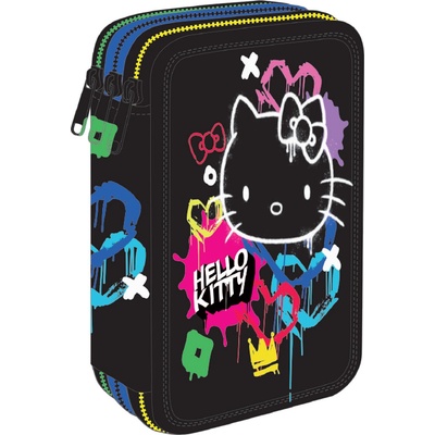 COOLPACK Несесер с пособия Cool Pack Jumper 3 - Hello Kitty Neon Black (F067034)
