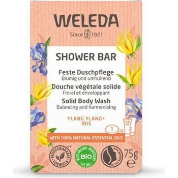 WELEDA SHOWER BAR Kvetinové vonné mydlo ylang ylang + iris 75 g
