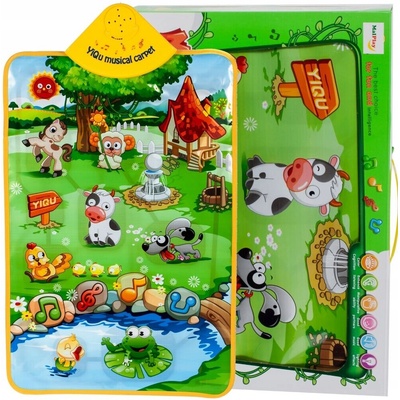 Kruzzel Vzdelávacia podložka Veselá farma M4690 60x40 cm