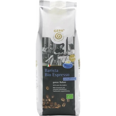 Gepa BIO Barista espresso bez kofeinu zrnková 250 g