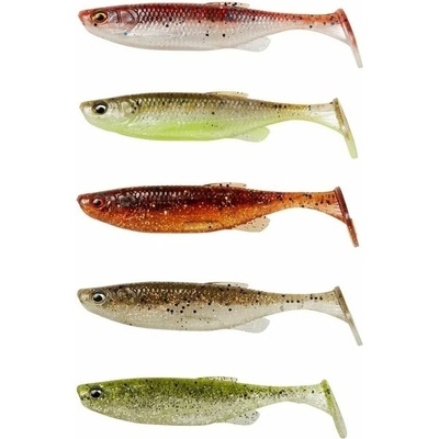 Savage Gear Fat Minnow T-Tail Clear Water Mix Clearwater Mix 13 cm 20 g Силиконова примамка (SVS77013)